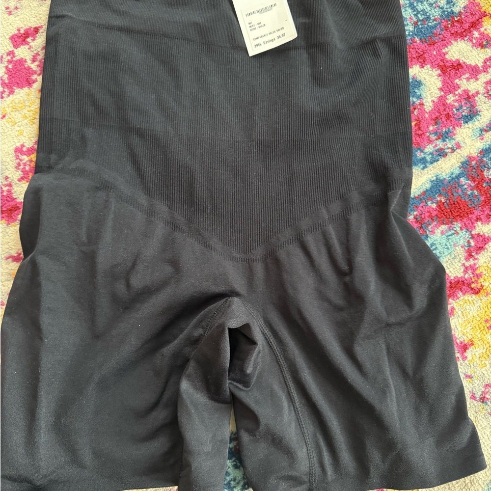 Nicole Miller Nude and Black Shorts